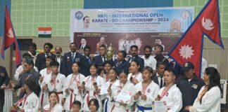 अन्तर्राष्ट्रिय खुल्ला कराते च्याम्पियनसीपको उपाधि नेपाललाई