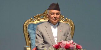 युवाहरूकाे बिदेश पलायन राेक्न गाउँमै आम्दानी र रोजगारीको व्यवस्था गर्न जरुरी : राष्ट्रपति पाैडेल