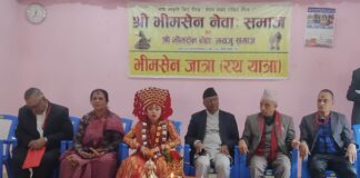 बुटवलमा भिमसेन रथयात्रा मनाइयो, नेवार संस्कृति संरक्षणमा जोड