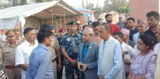 आतंकवादी हमलामा मारिएका सुदीपको शव भारतीय पक्षले परिवारको जिम्मा लगायाे