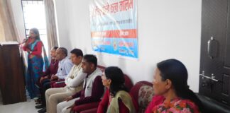 महिलाहरुका लागि नेतृत्व विकास तथा भाषणकला तालिम