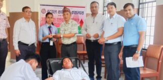 बुटवल कालिका क्याम्पसमा आकस्मिक रक्तदान : १ सय ४० पोइन्ट रगत संकलन