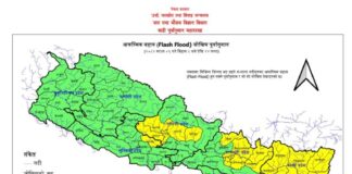 देशभर मनसुनको प्रभाव : साना नदीमा आकस्मिक बाढीको जोखिम