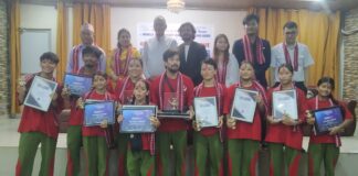 अन्तर्राष्ट्रिय नृत्य प्रतियोगितामा पदक विजेता बुटवलका नृत्यकर्मी सम्मानित