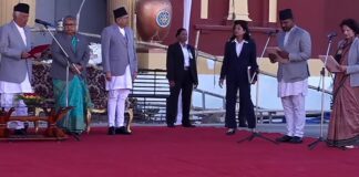 प्रधानमन्त्री कार्की नेतृत्वको मन्त्रिपरिषदका दुई नवनियुक्त मन्त्रीले लिए पद तथा गोपनियताको शपथ
