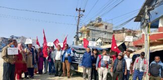 क्रान्तिकारी कम्युनिष्ट पार्टी नवलपरासीद्वारा जिल्लाका विभिन्न ठाउँमा सत्ता र ब्यवस्थाको भण्डाफोर तथा बिरोध प्रर्दशन