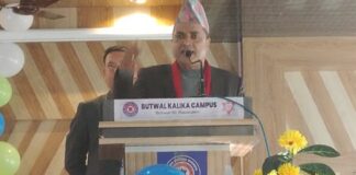 लुम्बिनी प्रदेशलाई शैक्षिक हब बनाउने कार्यकाे सुरुवात बुटवलबाटै गराैं : मन्त्री तिमिल्सिना