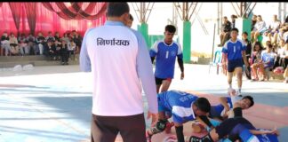 अन्तरविद्यालय स्तरीय छात्र/छात्रा कवड्डी प्रतियोगिता : मंगलबार सेमिफाइनल र फाइनल प्रतिस्पर्धा