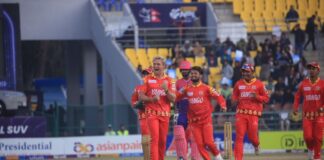 नेपाल प्रिमियर लिग : डिफेन्डिङ च्याम्पियन जनकपुरलाई हराउँदै लुम्बिनी प्लेअफमा