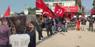 प्रहरी हस्तक्षेपका बीच संयुक्त संर्घष समितिद्वारा सदरमुकाम परासीसहित चार स्थानमा चुनाव बिरोधी प्रदर्शन