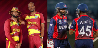 टी-२० विश्वकपमा आज नेपाल र वेस्ट इण्डिज भिड्दै