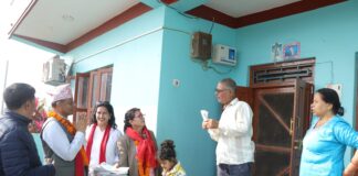 रूपन्देही २ मा कांग्रेसको घरदैलो : मतदाताको सद्भावले उम्मेदवारसहित कांग्रेस नेता कार्यकर्ता उत्साहित