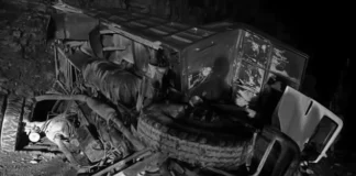 पाल्पामा टिपर दुर्घटनामा चार जनाको मृत्यु