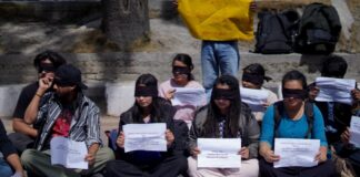 कार्की आयोगको प्रतिवेदन सार्वजनिक गर्न माग गर्दै जेनजीको प्रदर्शन