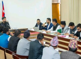 पाल्पा क्षेत्र नं १ का नवनिर्वाचित सांसद सन्दिप रानाले राखे प्रधानमन्त्री वालेनसँग ३१ बुँदे माग