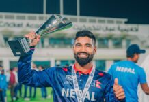 यूएईविरुद्धको टी-२० सिरिजका लागि दीपेन्द्रको कप्तानीमा नेपाली टोली घोषणा