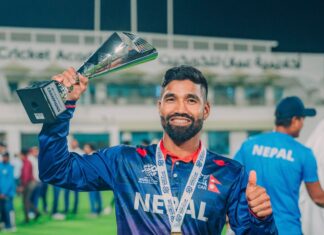 यूएईविरुद्धको टी-२० सिरिजका लागि दीपेन्द्रको कप्तानीमा नेपाली टोली घोषणा