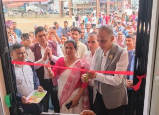 बुटवल-११ काे नवनिर्मित वडा कार्यालय उद्घाटन