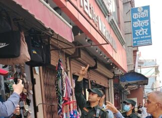 बुटवलको सडक पेटी खाली गराउने अभियान आज आठौं दिन पनि जारी