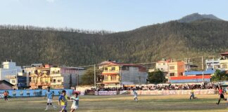 प्रचण्ड थैव स्मृति दोस्रो सौभाग्य गोल्डकप : मोनष्टर गाईज अन्तिम चार मा