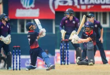 आइसीसी पुरुष विश्वकप क्रिकेट डिभिजन लिग- २ : स्कटल्याण्डमाथि नेपालको ६ विकेटको शानदार जित