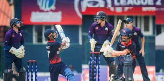 आइसीसी पुरुष विश्वकप क्रिकेट डिभिजन लिग- २ : स्कटल्याण्डमाथि नेपालको ६ विकेटको शानदार जित