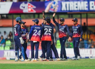 विश्वकप क्रिकेट डिभिजन लिग- २ : अमेरिकामाथि नेपालको शानदार जित