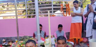 बुटवलको आदर्शनगरमा शनिदेवसहित हनुमान र गणेश मूर्तिकाे प्राण प्रतिस्ठाकाे तयारी