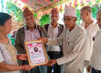 पत्रकार रामकुमार श्रेष्ठको बुवाको स्मृतिमा श्रद्धाञ्जली सभा