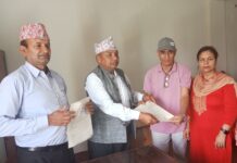 पाण्डे परिवारद्वारा आमा बुबाको नाममा विद्यालयमा अक्षयकोष स्थापना