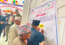 पाल्पा पूर्ण संस्थागत प्रसुति सेवा तथा पूर्णखोप सुनिश्चितता दिगोपना घोषणा