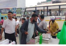 गर्मी बढ्दै गएपछि बुटवलमा चिसो पानी र महि बितरण