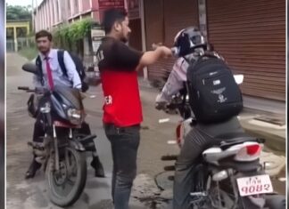दाङको घोराहीका शिक्षा अधिकृतमाथि वडा सदस्यद्वारा मोबिल खन्याएर दुर्व्यवहार