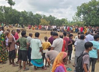 खाल्डोमा जमेको पानीमा डुबेर एकै परिवारका तीन बालबालिकाको मृत्यु