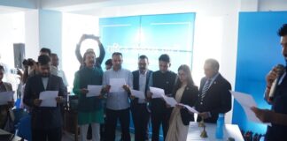 रास्वपाका नवनिर्वाचित केन्द्रीय सदस्यहरूले लिए शपथ