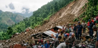 राेल्पा पहिरो : मृतककाे संख्या ५ पुग्यो, ८ जना अझै बेपत्ता