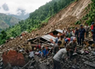 राेल्पा पहिरो : मृतककाे संख्या ५ पुग्यो, ८ जना अझै बेपत्ता