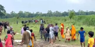 भारतीय एसएसबीले नेपाली भूमि सुस्ताभित्र पसेर अस्थायी बाँध भत्काएपछि स्थानीयसँग विवाद