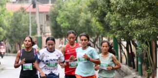 नेपाली कांग्रेसद्वारा महिला ‘ग्रिन रन’को रि–रन आयोजना