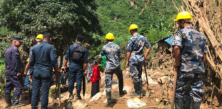 रोल्पामा पहिरोमा पुरिएर थप एक जनाको मृत्यु,चार दिनको अवधिमा पहिरोमा परेर १८ जनाकाे ज्यान गयाे
