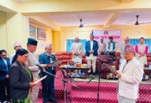 लुम्बिनी प्रदेशका नवनियुक्त तीन नयाँ मन्त्रीले लिए शपथ