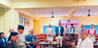 लुम्बिनी प्रदेशका नवनियुक्त तीन नयाँ मन्त्रीले लिए शपथ
