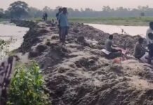 नवलपरासीको सुस्तामा बाढी पसेर झन्डै ४० घर डुबानमा