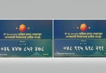करदाता प्रोत्साहन उपहार सार्वजनिक : २ बम्परसहित ३३ जना विजेता घोषणा (कुपन नम्बरसहित)