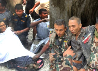 भोटेकोशी बाढी : ११ औँ दिनपछि आज दुई जनाको जीवितै उद्धार