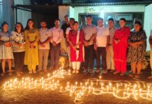 भोटेकोसी बाढीमा परी दिवंगत भएकाहरूको सम्झनामा बुद्ध सामुदायिक टेलिभिजनद्धारा दीप प्रज्वलन