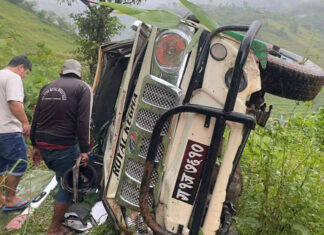 स्याङ्जामा जिप दुर्घटना हुँदा एक जनाको मृत्यु, १० जना घाइते