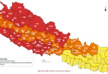 तीन दिनदेखि लगातार वर्षा गराइरहेको प्रणाली पश्चिम नेपालमा केन्द्रित,भोलिसम्म जोखिम रहने