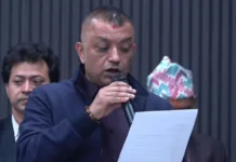 गगन थापाले लिए सभापतिको पद तथा गोपनियताको शपथ